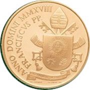 50 Euros - Franciscus Saint Francis obverse image