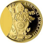 50 Euro Franciscus Pope Gregory XV obverse image