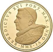 100 Euro - Benedictus XVI Sistine Chapel - Universal Judgment obverse image