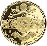 100 Euros - Franciscus Second Vatican Council obverse image