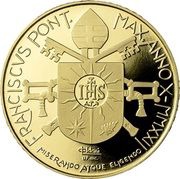 100 Euros - Francis Second Vatican Council - Gravissimum Educationis obverse image