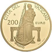 200 Euros - Franciscus Hope, Vatican City, 2013 reverse image