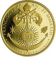 200 Euro - Franciscus welcome and solidarity obverse image