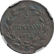 ½ Centavo reverse image