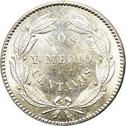 2½ Centavos reverse image