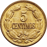 5 Céntimos "Puya" reverse image