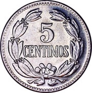 5 Céntimos "Puya" reverse image