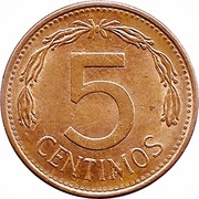 5 Céntimos "Puya", Venezuela, 1974-1977 reverse image