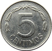 5 Céntimos "Puya" reverse image