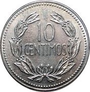 10 Céntimos reverse image