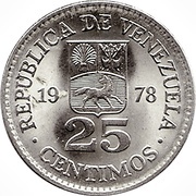 25 Céntimos obverse image