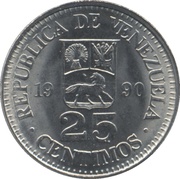 25 Céntimos obverse image