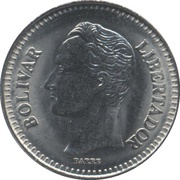 25 Céntimos, Venezuela, 1989-1990 reverse image