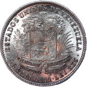 ½ Bolívar obverse image