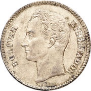 1 Bolívar reverse image