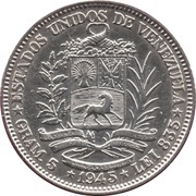 1 Bolívar obverse image