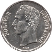 1 Bolívar reverse image