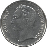 1 Bolívar reverse image