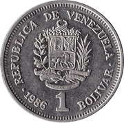 1 Bolívar obverse image