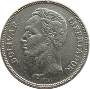 5 Bolívares reverse image