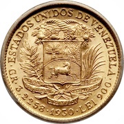 10 Bolivares Centenary of the death of the Liberator obverse image