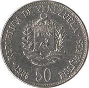 50 Bolívares obverse image
