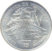 75 Bolívares Antonio José de Sucre obverse image