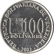 100 Bolívares obverse image