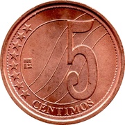 5 Céntimos reverse image