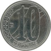 10 Céntimos reverse image