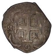 2 Reales "El Yagual" Achaguas - Necessity coinage obverse image