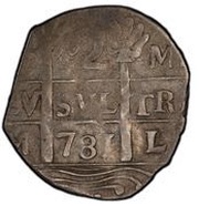 2 Reales "El Yagual" Achaguas - Necessity coinage reverse image