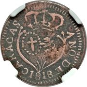 ⅛ Real - Carlos IV/Fernando VII Royalist coinage obverse image