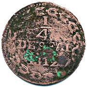 ¼ Real Republican coinage reverse image
