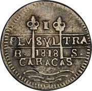 1 Real - Fernando VII Royalist coinage obverse image
