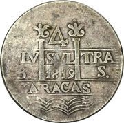 4 Reales - Fernando VII Royalist coinage obverse image