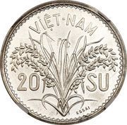 20 Su - Bảo Đại Piefort Essai reverse image