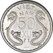 50 Xu - Bảo Đại Essai reverse image