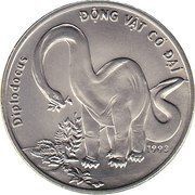 10 Đồng Diplodocus reverse image