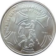 100 Đồng World Cup USA 1994, Vietnam, 1991 reverse image