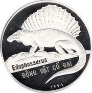 100 Đồng Edaphosaurus, Vietnam, 1994 reverse image