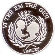 100 Đồng UNICEF, Vietnam, 1997 reverse image