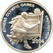 100 Đồng Summer Olympics Athens 2004 - Badminton, Vietnam, 2004 reverse image