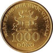 1000 Đồng, Vietnam, 2003 reverse image
