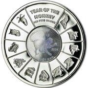 10 000 Dongs Year of the Monkey, Vietnam, 2004 reverse image