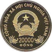20 000 Đồng Year of the Dragon, 2000 obverse image