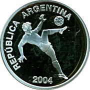 5 Pesos FIFA World Cup Germany 2006 obverse image