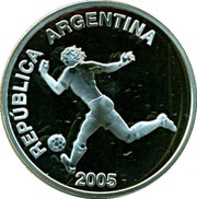 5 Pesos FIFA World Cup Germany 2006 obverse image