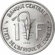 1 Franc CFA Essai obverse image