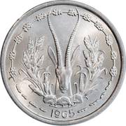 1 Franc CFA reverse image